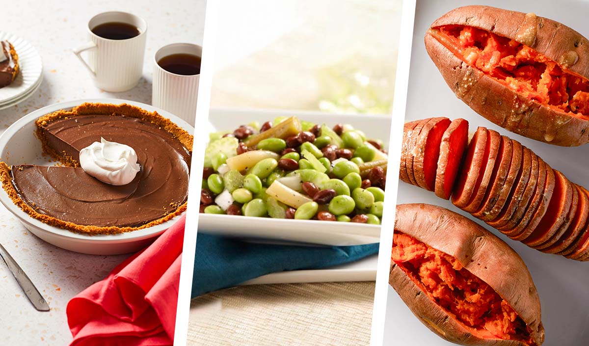 Nekoliko jela koja uključuju sastojke na bazi soje